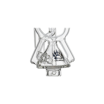 CALIBEAR HOURGLASS RECYCLER PIVOT MOUTHPIECE- Premium puffco glass attachment from Calibear Glass. Ideal for dabbing, providing smooth hits and durability. Shop high-quality dab rigs, water pipes, bongs, erig glasses and glass smoking accessories at Calibear Glass. Elevate your smoking experience with a durable and stylish glass dab rig. Free shipping on all orders.