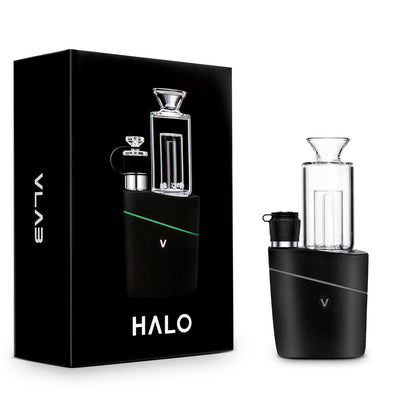 VLAB Halo portable e-rig featuring the upgraded 3D ceramic chamber for smooth travel vaporizer hits