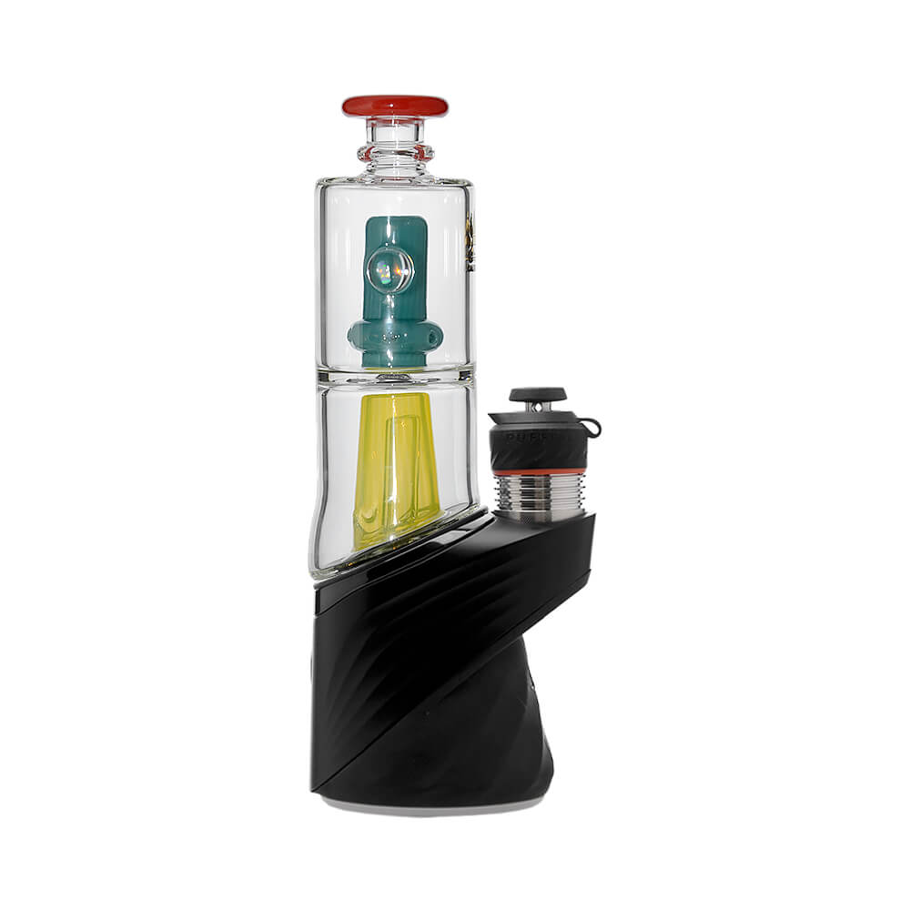 DOUBLE PERC GLASS ATTACHMENT W/ OPAL FOR PUFFCO OG & PRO