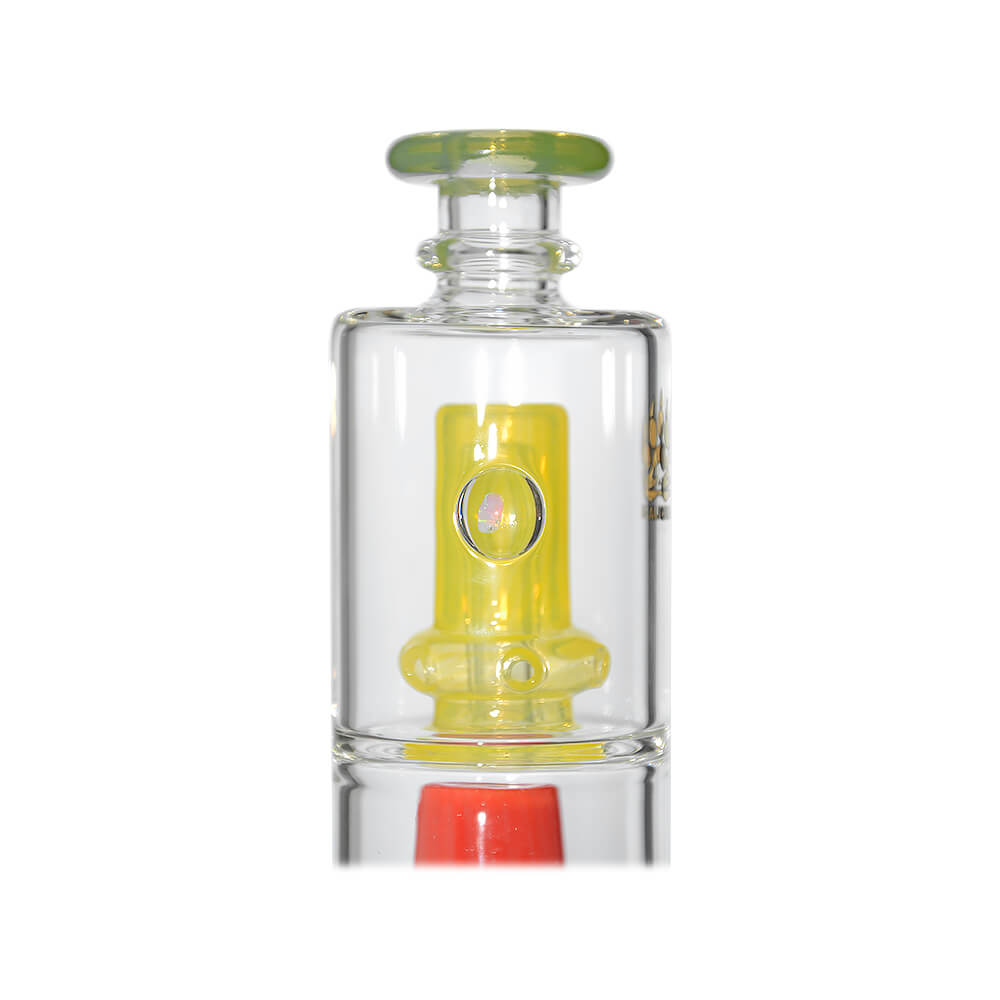 DOUBLE PERC GLASS ATTACHMENT W/ OPAL FOR PUFFCO OG & PRO