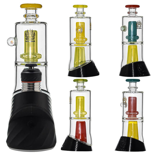 DOUBLE PERC GLASS ATTACHMENT W/ OPAL FOR PUFFCO OG & PRO