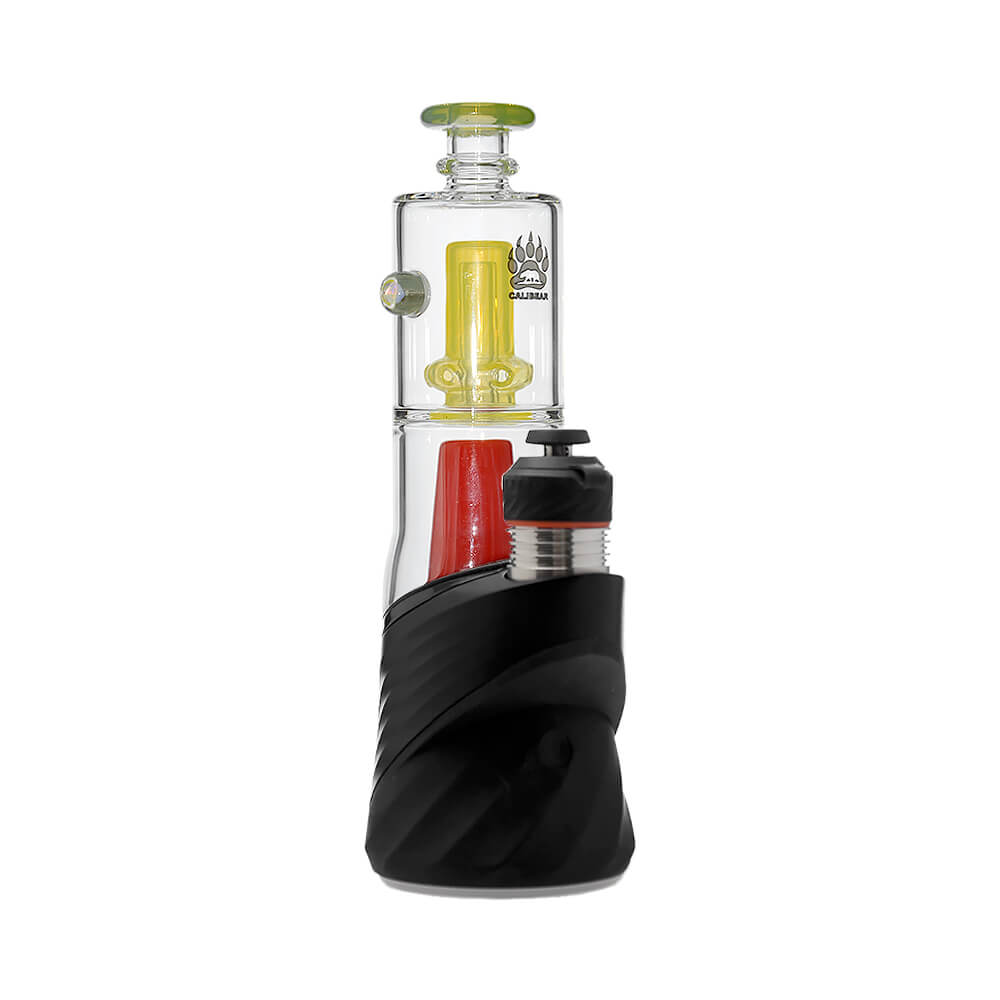DOUBLE PERC GLASS ATTACHMENT W/ OPAL FOR PUFFCO OG & PRO