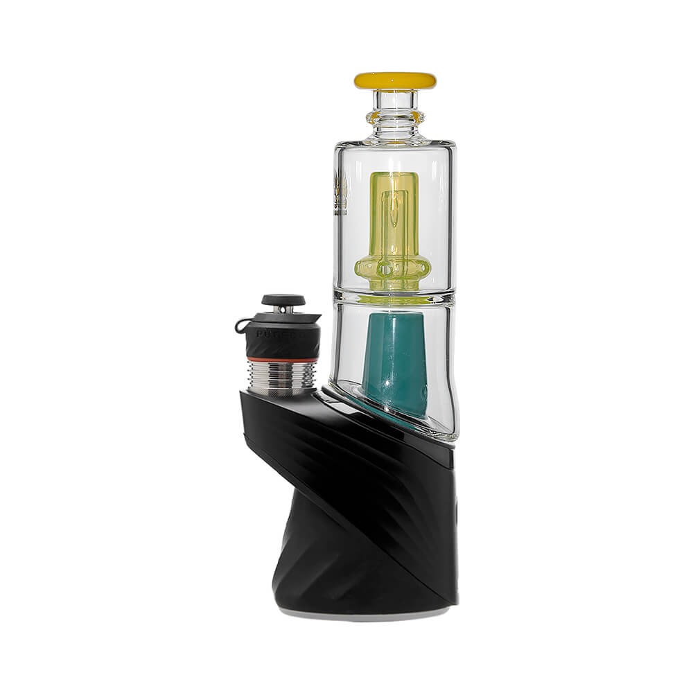 DOUBLE PERC GLASS ATTACHMENT W/ OPAL FOR PUFFCO OG & PRO