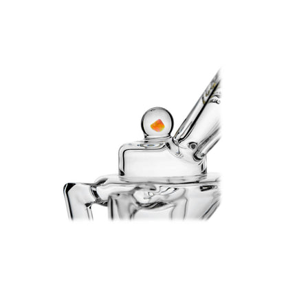 Calibear Inliner Recycler Puffco Peak Glass Attachment with Opal handcrafted wigwag borosilicate glass top for Puffco Peak