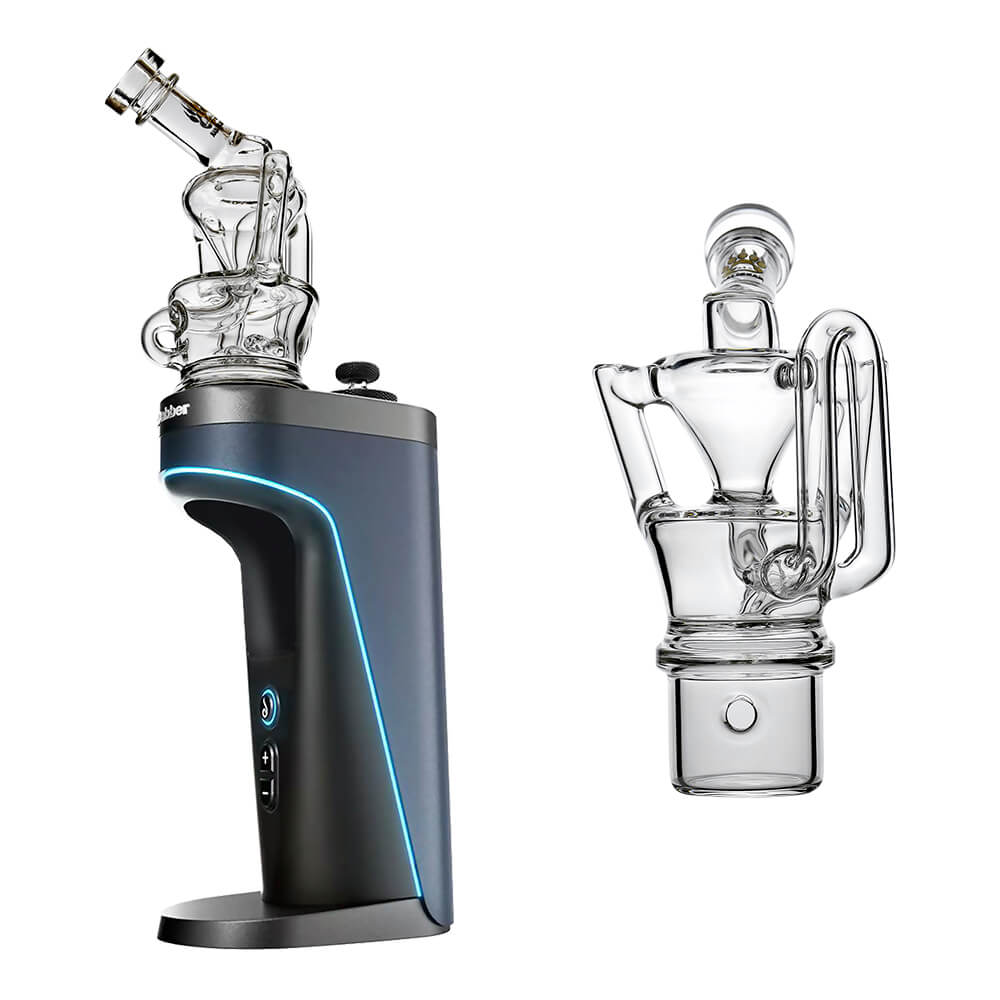 Calibear Klein Recycler Glass Attachment for Dr. Dabber Switch 2 premium borosilicate recycler glass top