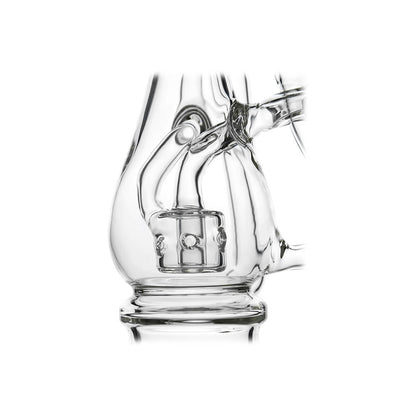 CALIBEAR Klein Bottle Recycler Glass Attachment for Dr. Dabber Switch 2, hand-blown borosilicate glass, Klein Bottle inspired recycler design for smooth, flavorful hits.