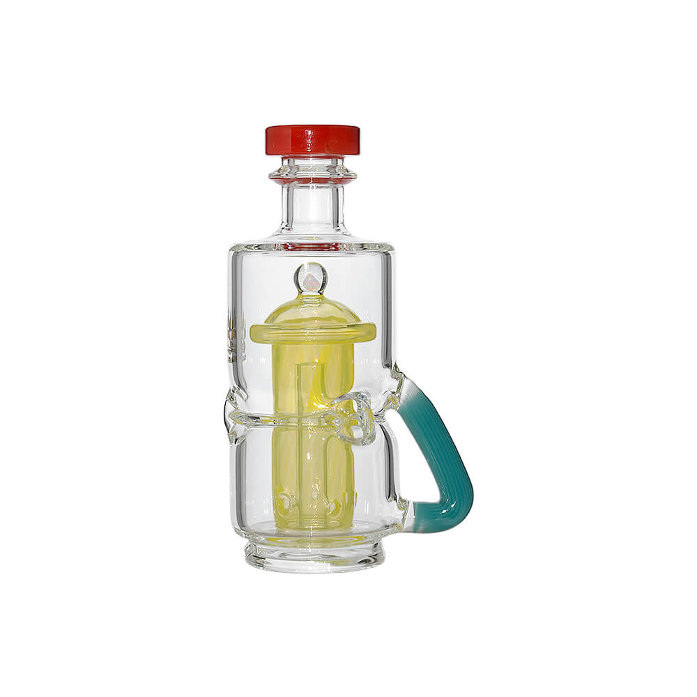 Mini French Press Recycler Rig Glass Attachment for Puffco Peak OG & Pro