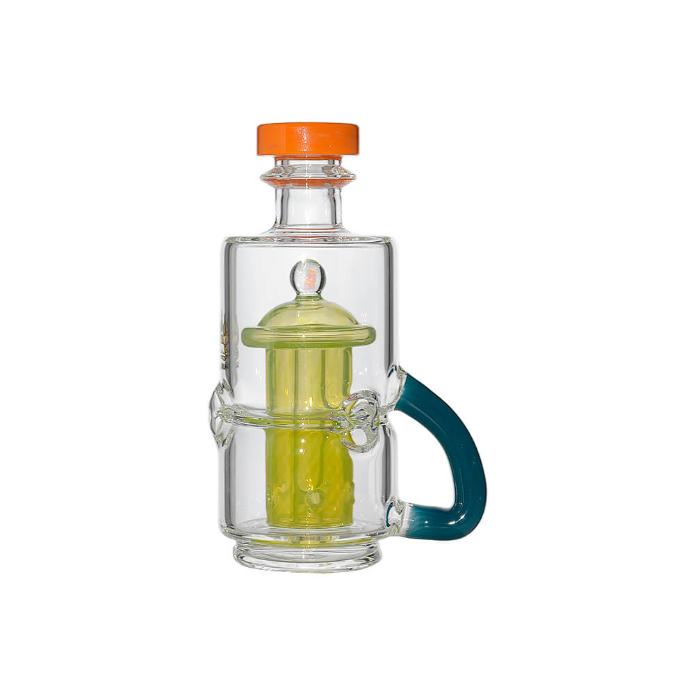 Mini French Press Recycler Rig Glass Attachment for Puffco Peak OG & Pro