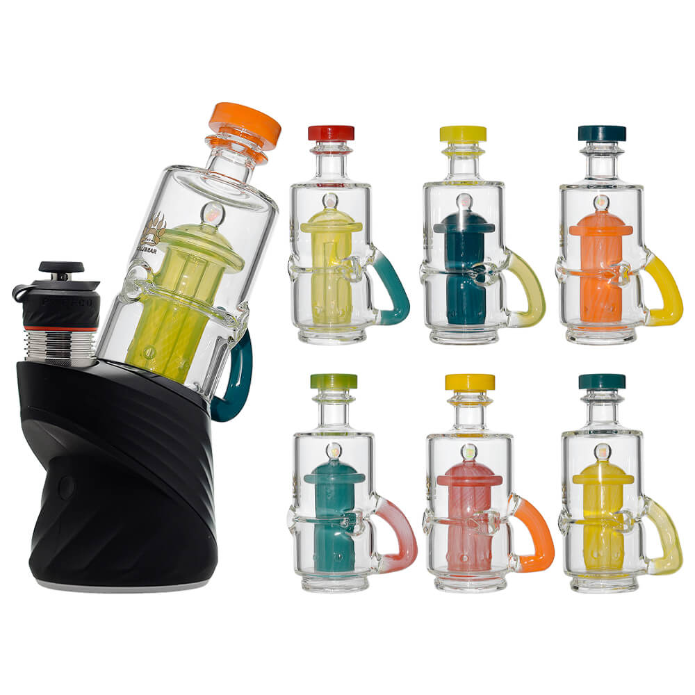Mini French Press Recycler Rig Glass Attachment for Puffco Peak OG & Pro
