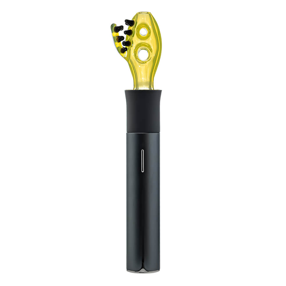CALIBEAR GLASS DINO PIVOT MOUTHPIECE- Premium puffco glass attachment from Calibear Glass. Ideal for dabbing, providing smooth hits and durability. Shop high-quality dab rigs, water pipes, bongs, erig glasses and glass smoking accessories at Calibear Glass. Elevate your smoking experience with a durable and stylish glass dab rig. Free shipping on all orders.