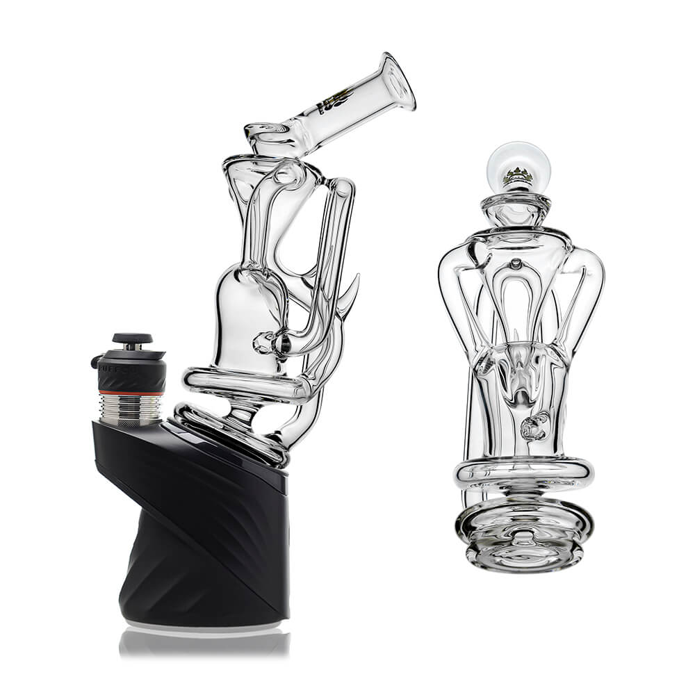 DUAL RECYCLER GLASS ATTACHMENT FOR PUFFCO OG & PRO