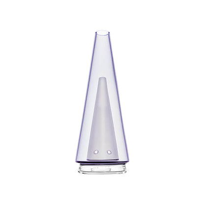 Calibear replacement glass attachments for Puffco Peak OG and Pro featuring various colored inner cones including black, pink, green, and blue.