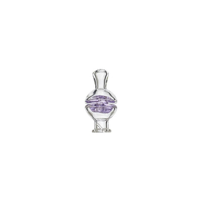 CaliBear premium clear YOYO glass mouthpiece attachment for Puffco Pivot handheld vaporizer.