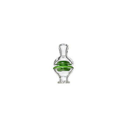 CaliBear premium clear YOYO glass mouthpiece attachment for Puffco Pivot handheld vaporizer.