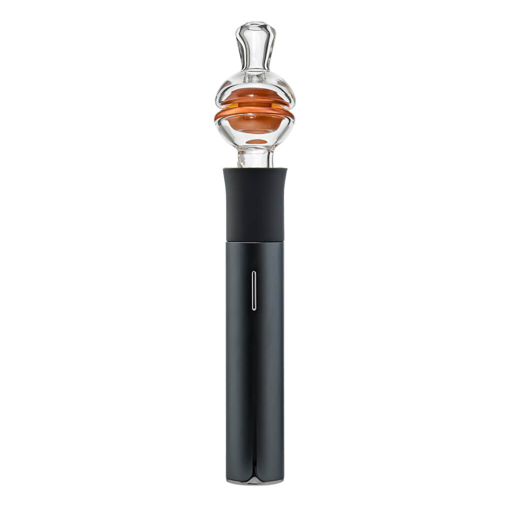 CaliBear premium clear YOYO glass mouthpiece attachment for Puffco Pivot handheld vaporizer.