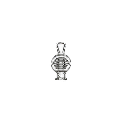 CaliBear premium clear YOYO glass mouthpiece attachment for Puffco Pivot handheld vaporizer.