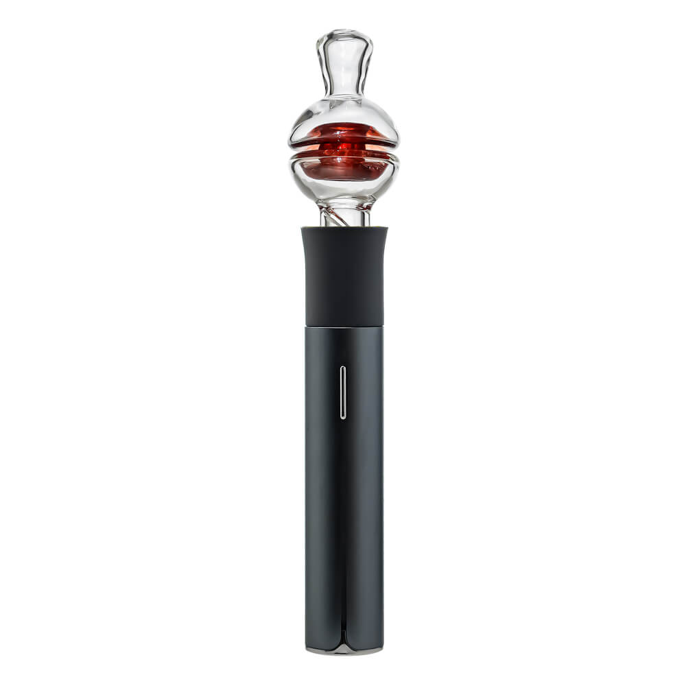 CaliBear premium clear YOYO glass mouthpiece attachment for Puffco Pivot handheld vaporizer.