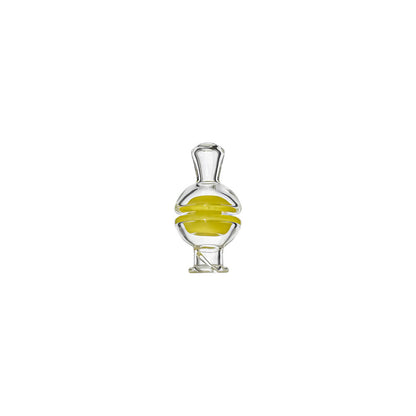 CaliBear premium clear YOYO glass mouthpiece attachment for Puffco Pivot handheld vaporizer.