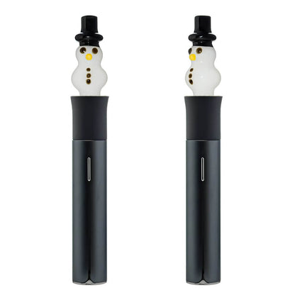 SNOWMAN GLASS TIP FOR PUFFCO PIVOT-Premium puffco glass attachment from Calibear Glass. Ideal for dabbing, providing smooth hits and durability. Shop high-quality dab rigs, water pipes, bongs, erig glasses and glass smoking accessories at Calibear Glass. Elevate your smoking experience with a durable and stylish glass dab rig. Free shipping on all orders.
