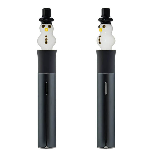 SNOWMAN GLASS TIP FOR PUFFCO PIVOT-Premium puffco glass attachment from Calibear Glass. Ideal for dabbing, providing smooth hits and durability. Shop high-quality dab rigs, water pipes, bongs, erig glasses and glass smoking accessories at Calibear Glass. Elevate your smoking experience with a durable and stylish glass dab rig. Free shipping on all orders.