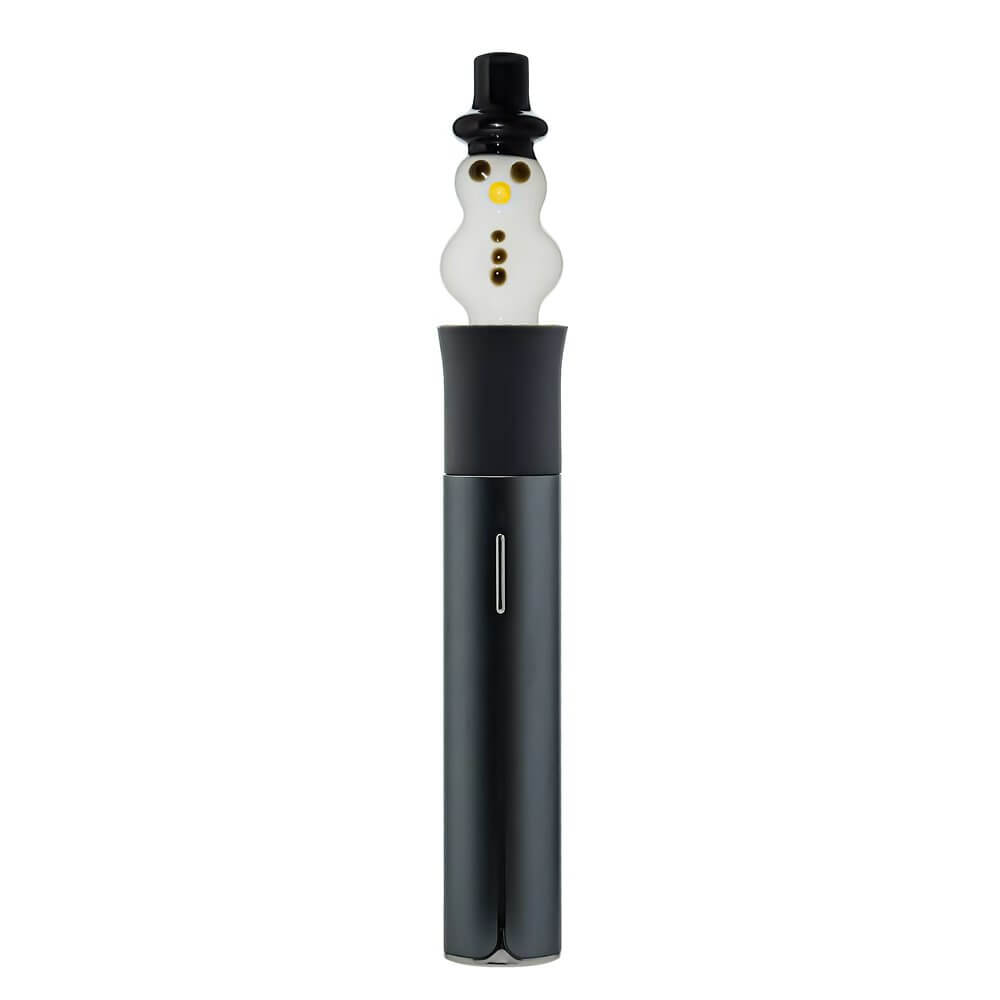 SNOWMAN GLASS TIP FOR PUFFCO PIVOT-Premium puffco glass attachment from Calibear Glass. Ideal for dabbing, providing smooth hits and durability. Shop high-quality dab rigs, water pipes, bongs, erig glasses and glass smoking accessories at Calibear Glass. Elevate your smoking experience with a durable and stylish glass dab rig. Free shipping on all orders.