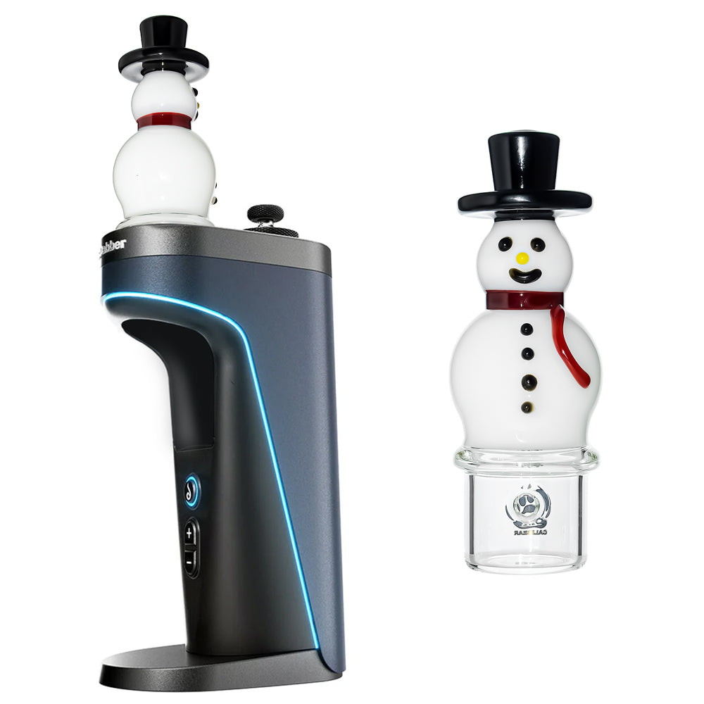 SNOWMAN GLASS TOP ATTACHMENT FOR DR.DABBER SWITCH 2- Premium dr. dabber glass attachment from Calibear Glass. Ideal for dabbing, providing smooth hits and durability. Shop high-quality dab rigs, water pipes, bongs, erig glasses and glass smoking accessories at Calibear Glass. Elevate your smoking experience with a durable and stylish glass dab rig. Free shipping on all orders.