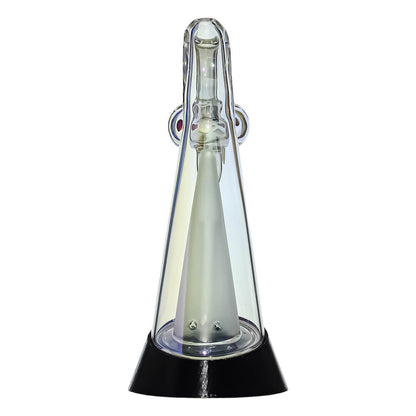 CaliBear Spirit Snake glass attachment for Puffco Peak OG and Pro with opal eyes and recycler water filtration, available in multiple colors.