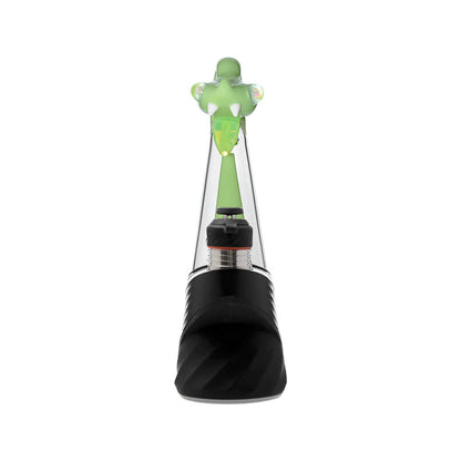 CaliBear Spirit Snake glass attachment for Puffco Peak OG and Pro with opal eyes and recycler water filtration, available in multiple colors.