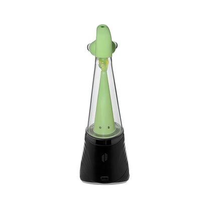 CaliBear Spirit Snake glass attachment for Puffco Peak OG and Pro with opal eyes and recycler water filtration, available in multiple colors.