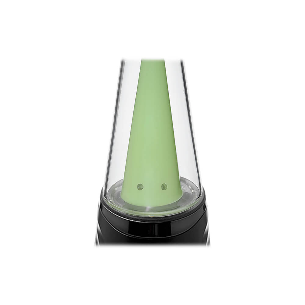 CaliBear Spirit Snake glass attachment for Puffco Peak OG and Pro with opal eyes and recycler water filtration, available in multiple colors.