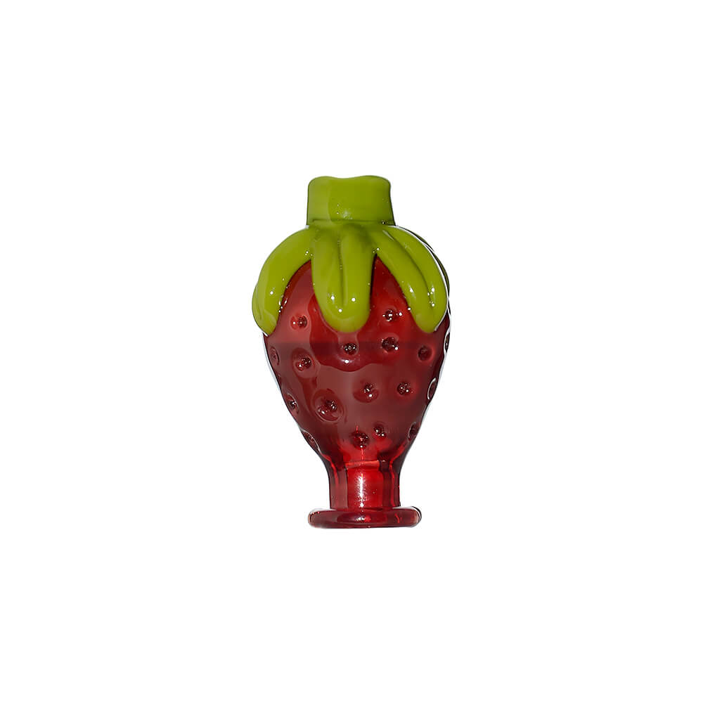 CALIBEAR GLASS STRAWBERRY PIVOT MOUTHPIECE- Premium puffco glass attachment from Calibear Glass. Ideal for dabbing, providing smooth hits and durability. Shop high-quality dab rigs, water pipes, bongs, erig glasses and glass smoking accessories at Calibear Glass. Elevate your smoking experience with a durable and stylish glass dab rig. Free shipping on all orders.