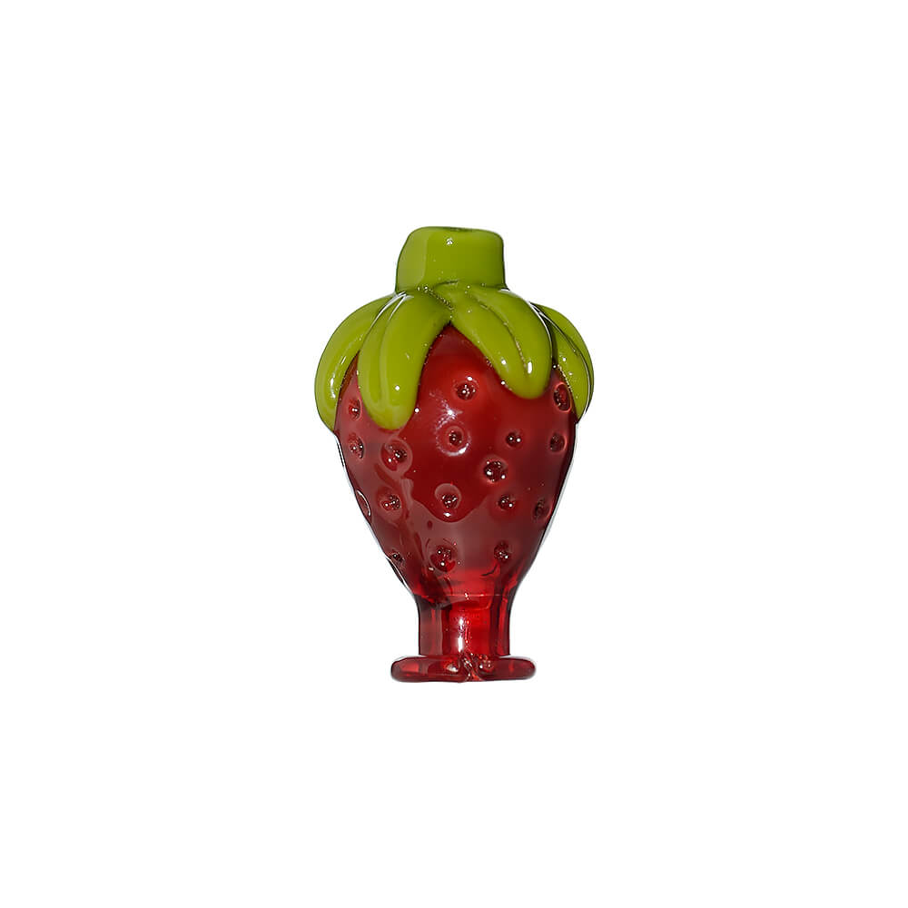 CALIBEAR GLASS STRAWBERRY PIVOT MOUTHPIECE- Premium puffco glass attachment from Calibear Glass. Ideal for dabbing, providing smooth hits and durability. Shop high-quality dab rigs, water pipes, bongs, erig glasses and glass smoking accessories at Calibear Glass. Elevate your smoking experience with a durable and stylish glass dab rig. Free shipping on all orders.