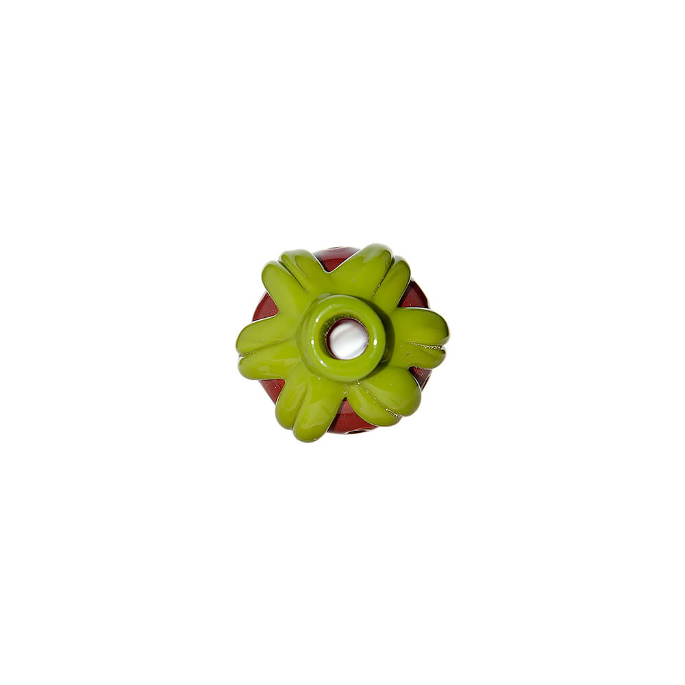 CALIBEAR GLASS STRAWBERRY PIVOT MOUTHPIECE- Premium puffco glass attachment from Calibear Glass. Ideal for dabbing, providing smooth hits and durability. Shop high-quality dab rigs, water pipes, bongs, erig glasses and glass smoking accessories at Calibear Glass. Elevate your smoking experience with a durable and stylish glass dab rig. Free shipping on all orders.