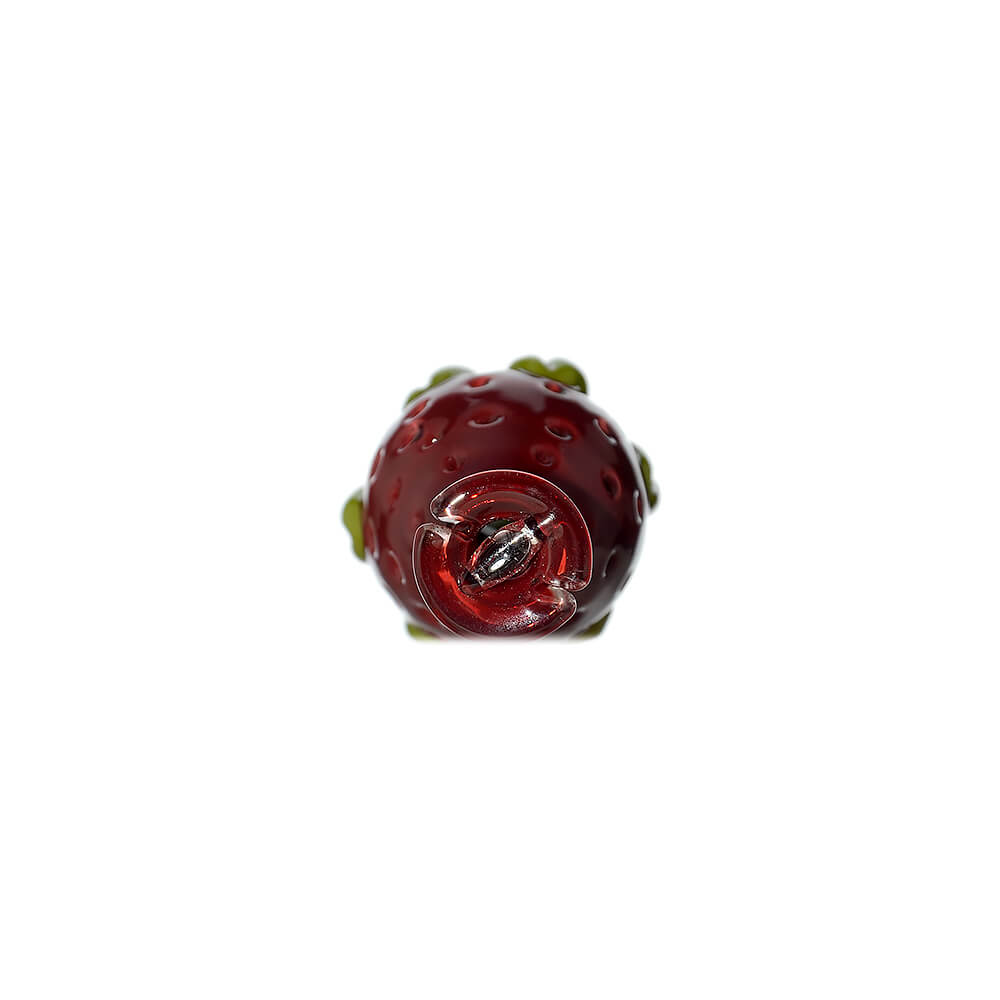 CALIBEAR GLASS STRAWBERRY PIVOT MOUTHPIECE- Premium puffco glass attachment from Calibear Glass. Ideal for dabbing, providing smooth hits and durability. Shop high-quality dab rigs, water pipes, bongs, erig glasses and glass smoking accessories at Calibear Glass. Elevate your smoking experience with a durable and stylish glass dab rig. Free shipping on all orders.