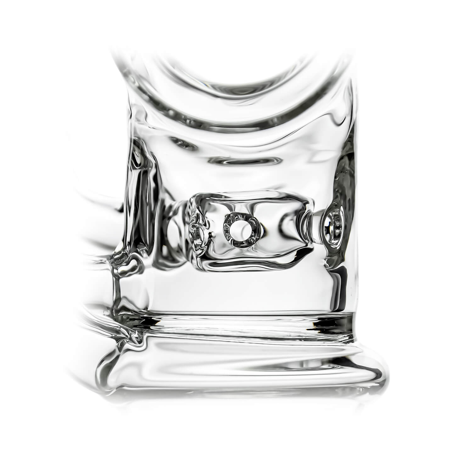 Calibear Swiss Recycler Glass Attachment for Dr. Dabber Switch 2 premium borosilicate Swiss perc recycler glass top