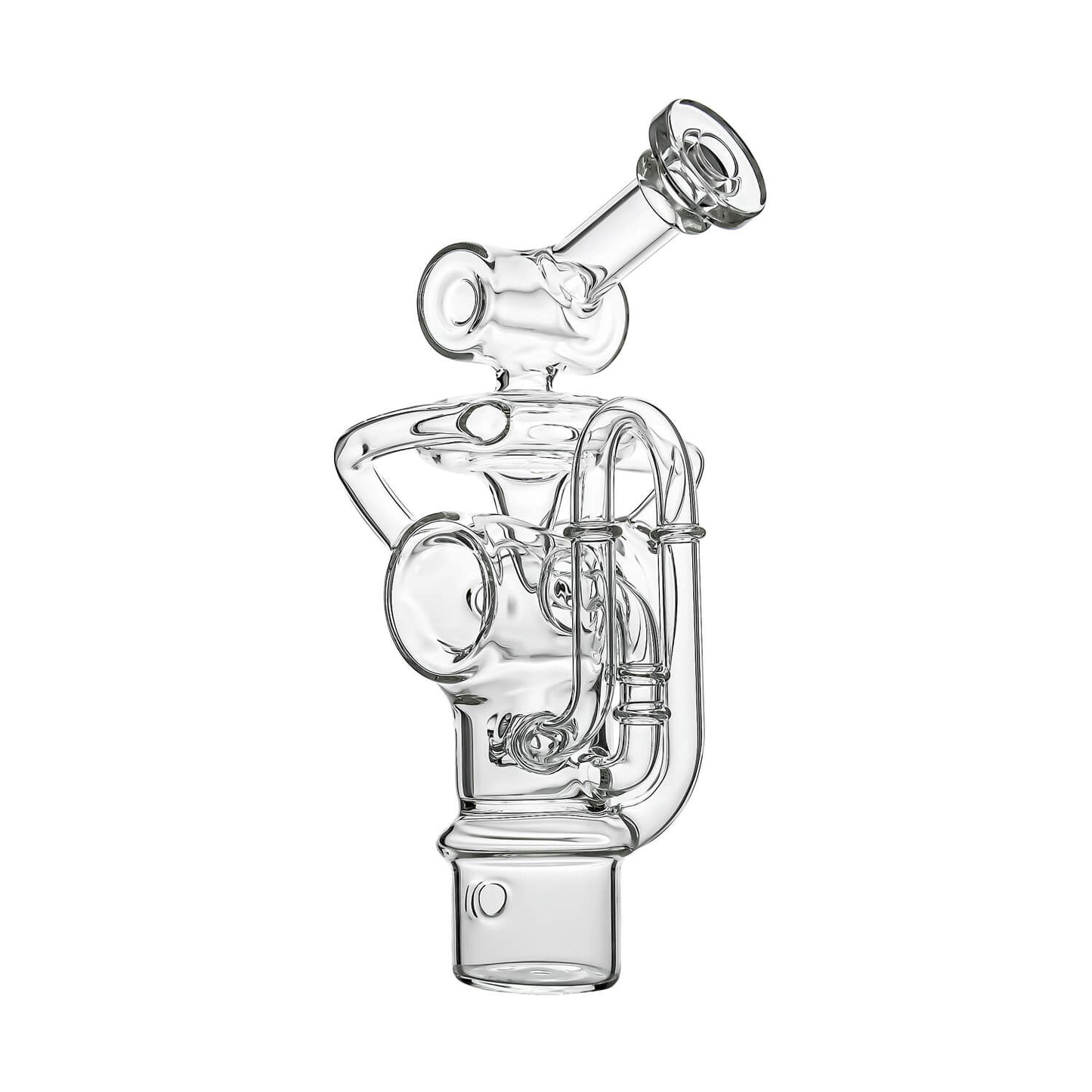 Calibear Swiss Recycler Glass Attachment for Dr. Dabber Switch 2 premium borosilicate Swiss perc recycler glass top