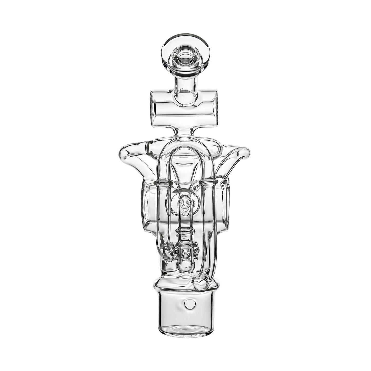 Calibear Swiss Recycler Glass Attachment for Dr. Dabber Switch 2 premium borosilicate Swiss perc recycler glass top