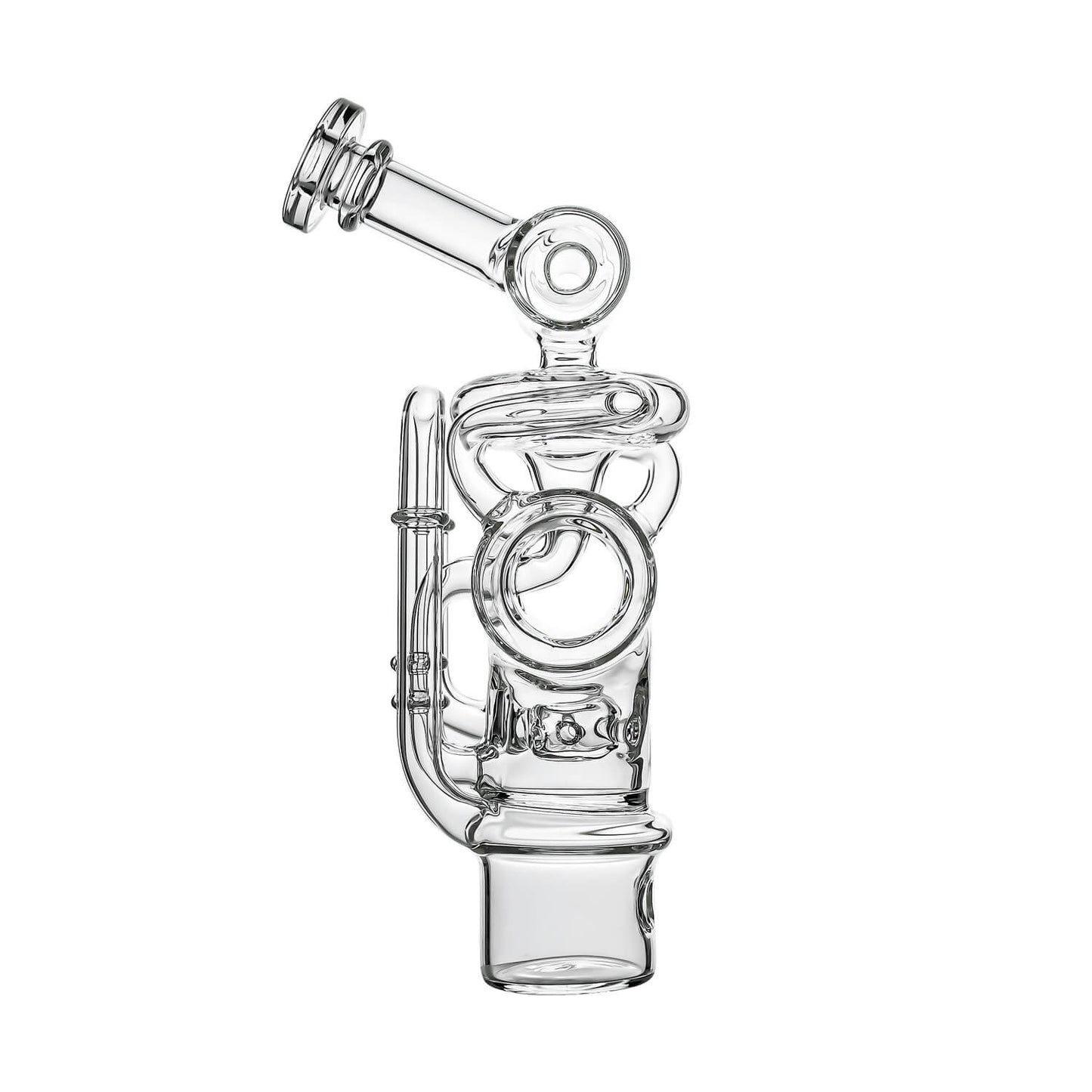 Calibear Swiss Recycler Glass Attachment for Dr. Dabber Switch 2 premium borosilicate Swiss perc recycler glass top