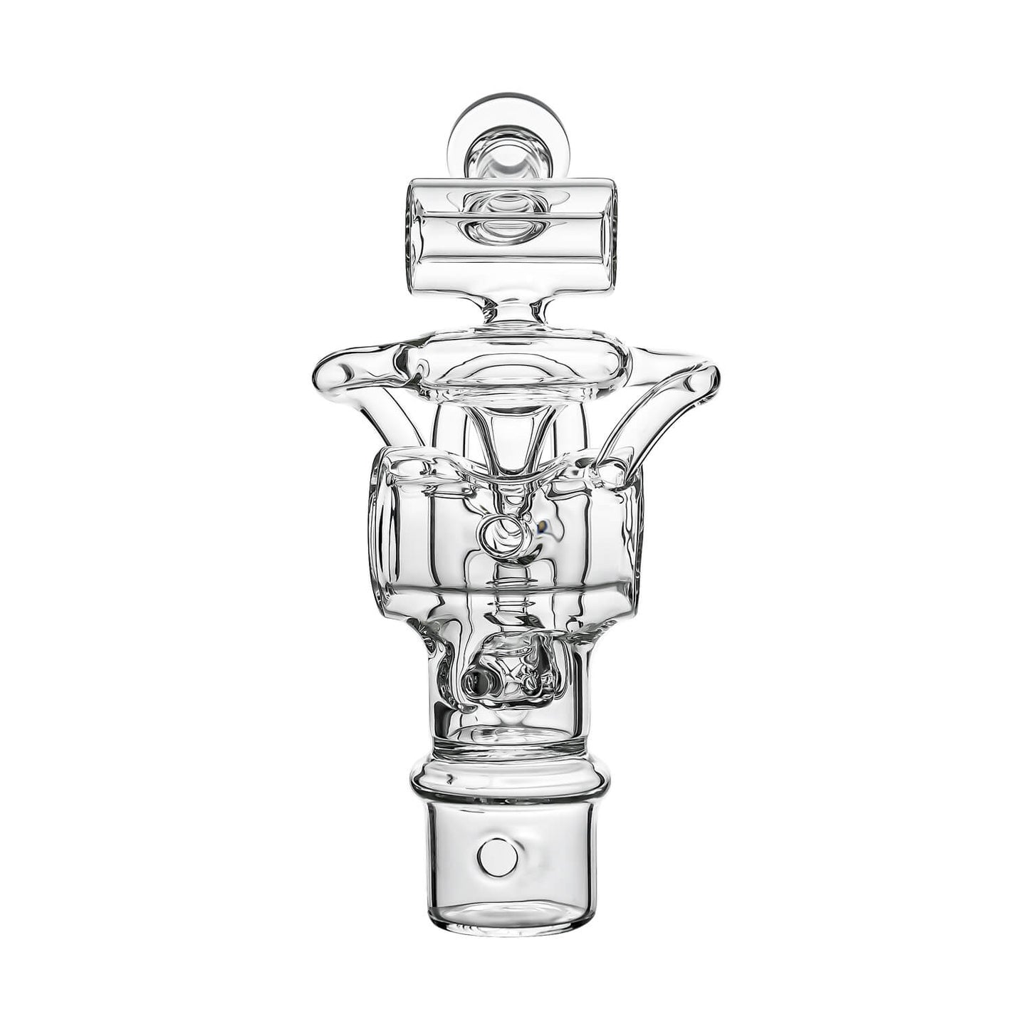 Calibear Swiss Recycler Glass Attachment for Dr. Dabber Switch 2 premium borosilicate Swiss perc recycler glass top