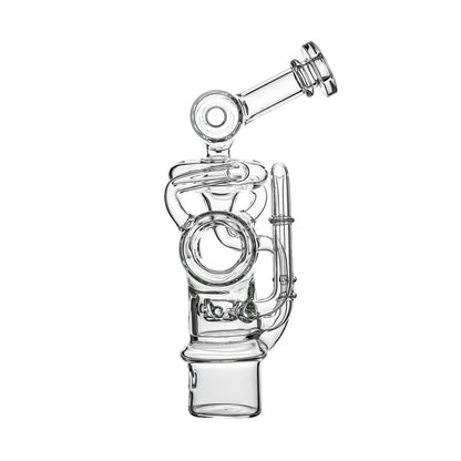 Calibear Swiss Recycler Glass Attachment for Dr. Dabber Switch 2 premium borosilicate Swiss perc recycler glass top