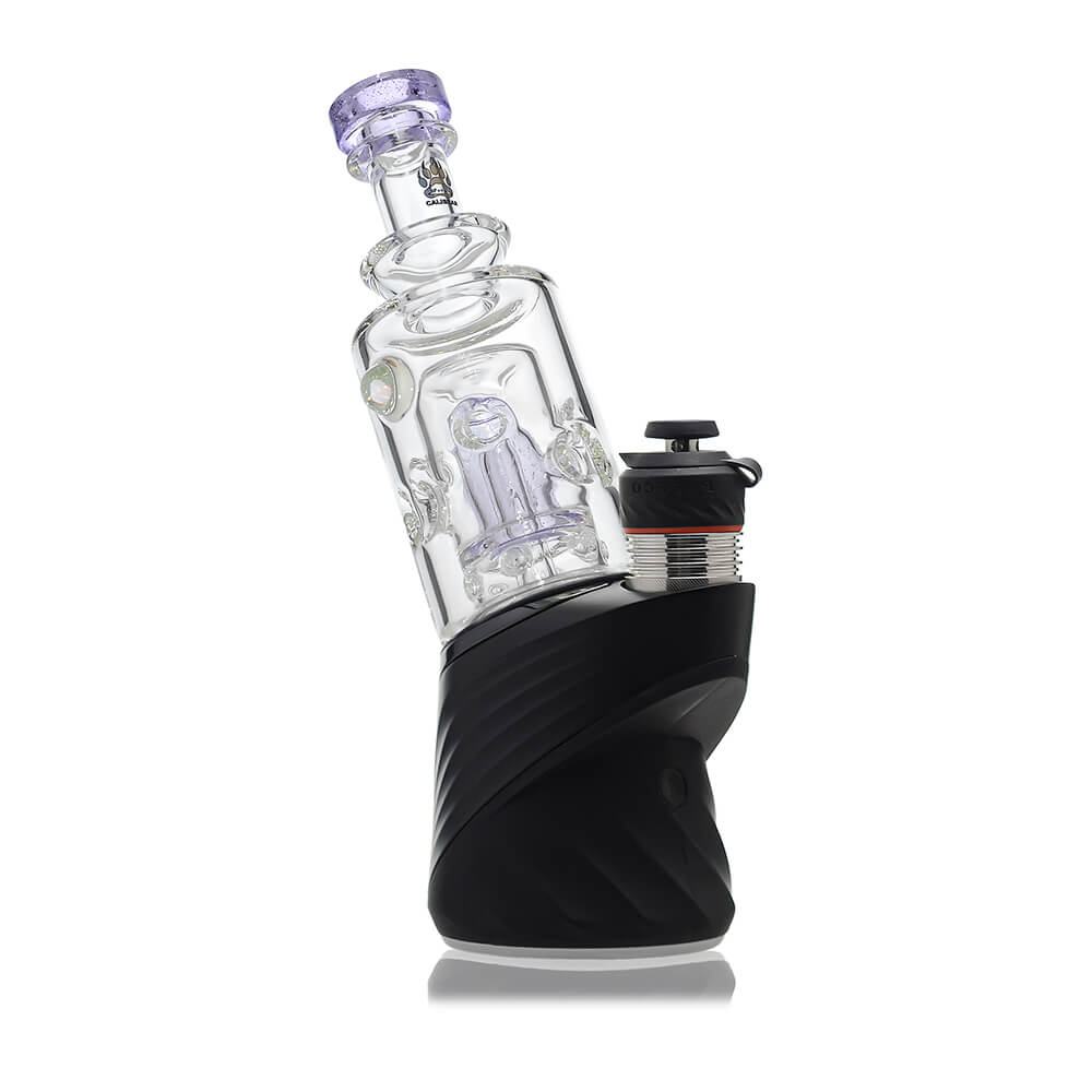 STRAIGHT SWISS GLASS ATTACHMENT W/ OPAL FOR PUFFCO OG & PRO