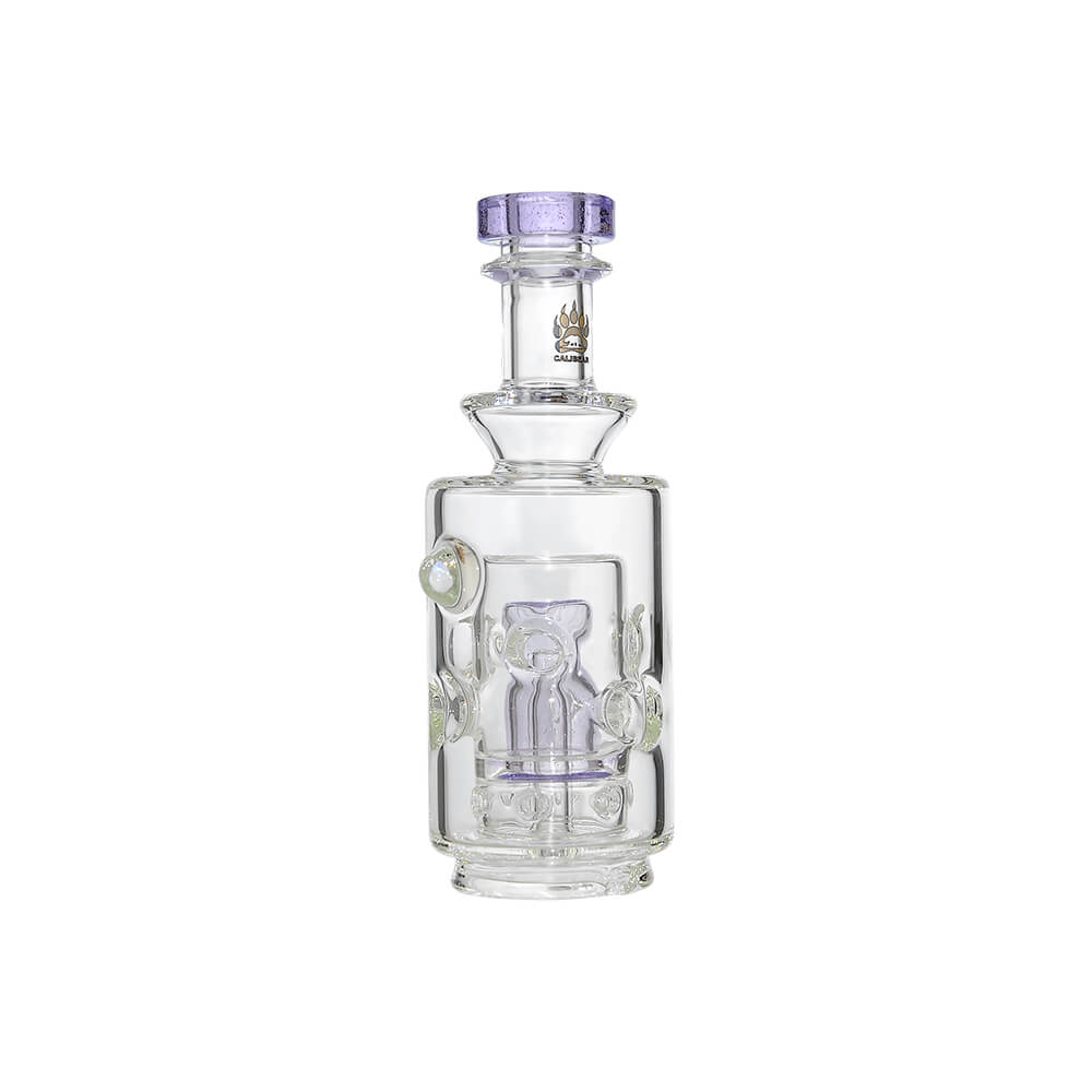 STRAIGHT SWISS GLASS ATTACHMENT W/ OPAL FOR PUFFCO OG & PRO