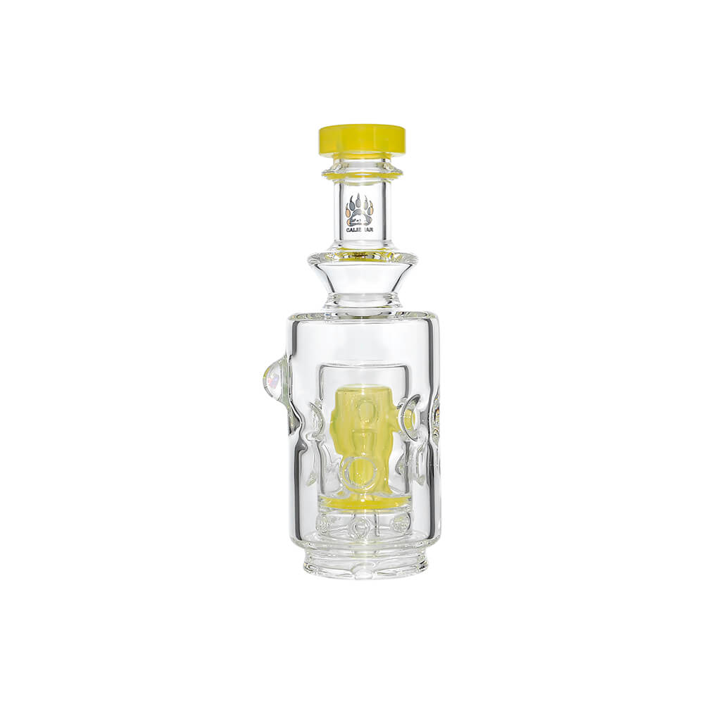STRAIGHT SWISS GLASS ATTACHMENT W/ OPAL FOR PUFFCO OG & PRO