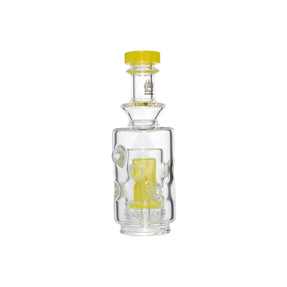 STRAIGHT SWISS GLASS ATTACHMENT W/ OPAL FOR PUFFCO OG & PRO