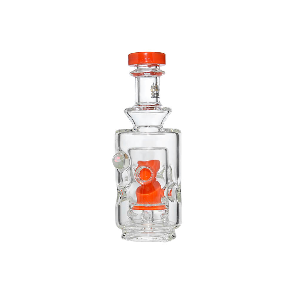 STRAIGHT SWISS GLASS ATTACHMENT W/ OPAL FOR PUFFCO OG & PRO