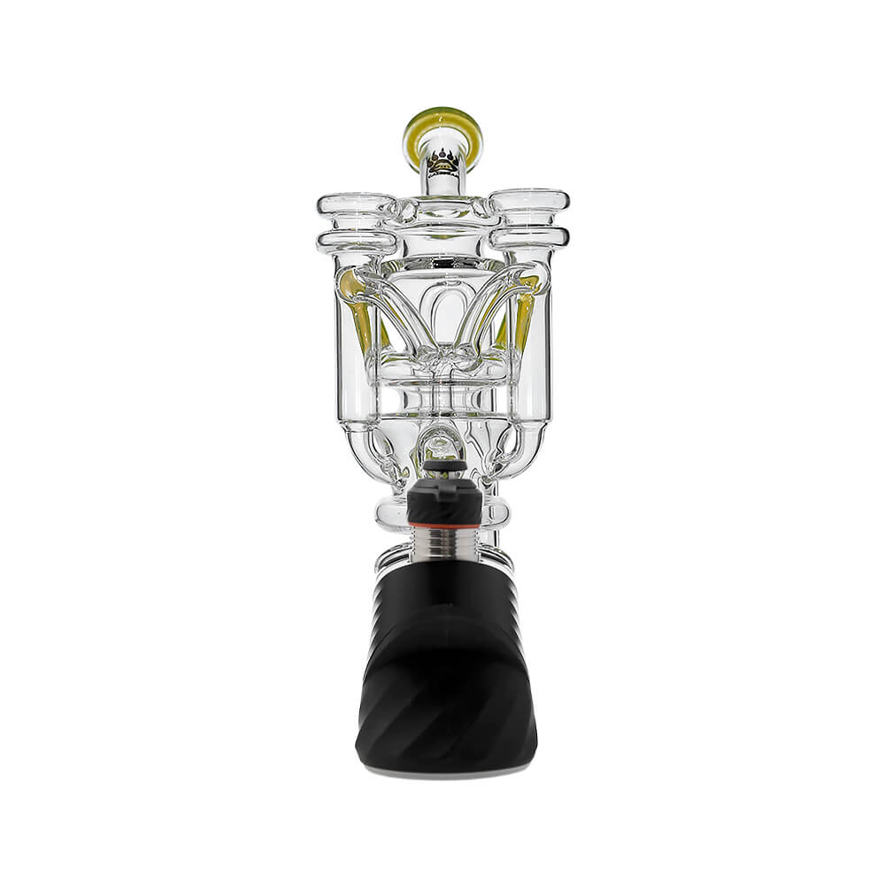 Calibear Triple Vortex Recycler Glass Attachment for Puffco Peak OG & PRO premium borosilicate triple recycler glass top