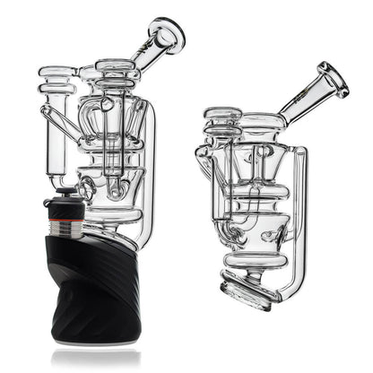 Calibear Triple Vortex Recycler Glass Attachment for Puffco Peak OG & PRO premium borosilicate triple recycler glass top