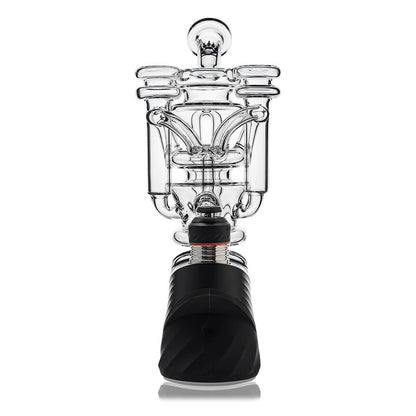 Calibear Triple Vortex Recycler Glass Attachment for Puffco Peak OG & PRO premium borosilicate triple recycler glass top