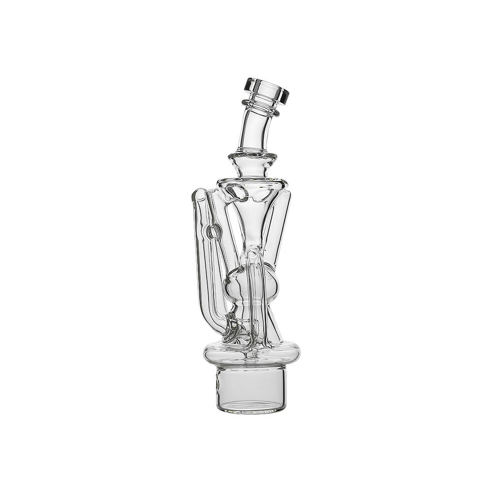 VERTICAL RECYCLER GLASS ATTACHMENT FOR DR.DABBER SWITCH2- Premium dr. dabber glass attachment from Calibear Glass. Ideal for dabbing, providing smooth hits and durability. Shop high-quality dab rigs, water pipes, bongs, erig glasses and glass smoking accessories at Calibear Glass. Elevate your smoking experience with a durable and stylish glass dab rig. Free shipping on all orders.