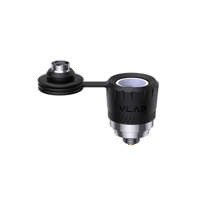 VLAB Halo 3D ceramic chamber with tornado airflow cap for consistent heating and smooth vapor.